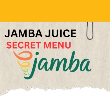 Jamba Juice Secret Menu & Prices In USA 2024